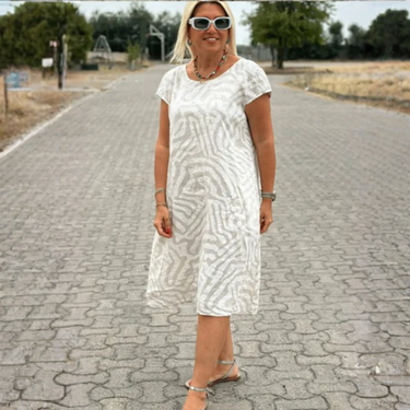 Avanille | round neck dress