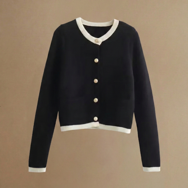 Oldmoney Style Buttoned Knit Cardigan