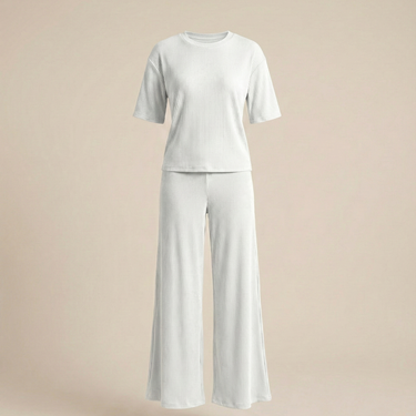 The Willow Ribbed Top & Bottom Set