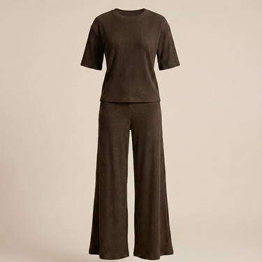 The Willow Ribbed Top & Bottom Set