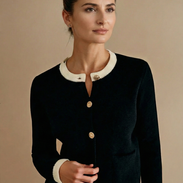 Oldmoney Style Buttoned Knit Cardigan